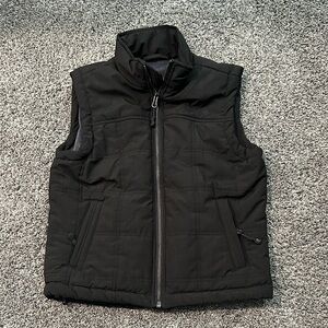 Boy’s Rafter C Black Vest